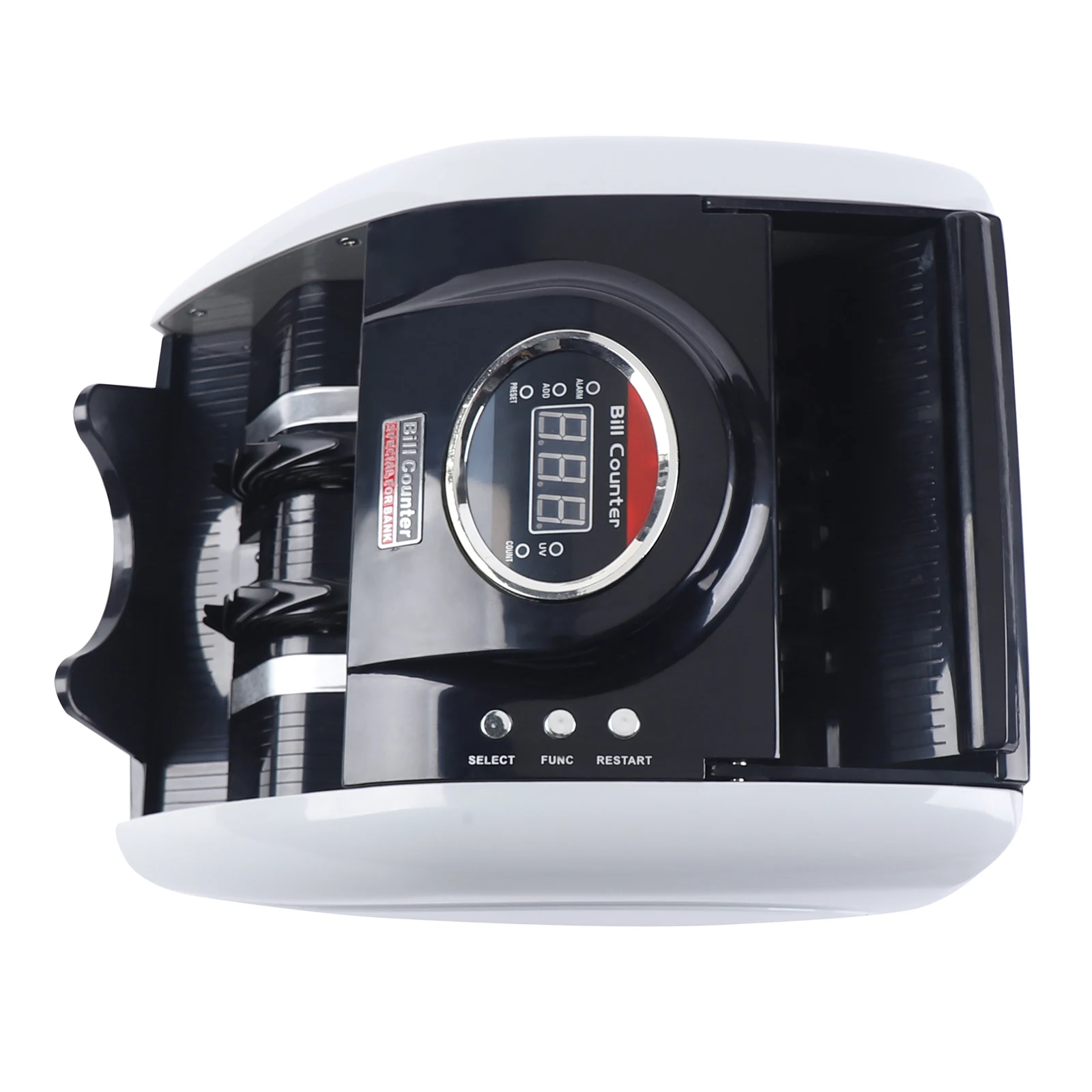 Portable Money Counter Machine, 900 Bills/Min Banknote Counter with UV Detection Counterfeit Bill Cash Currency Detection