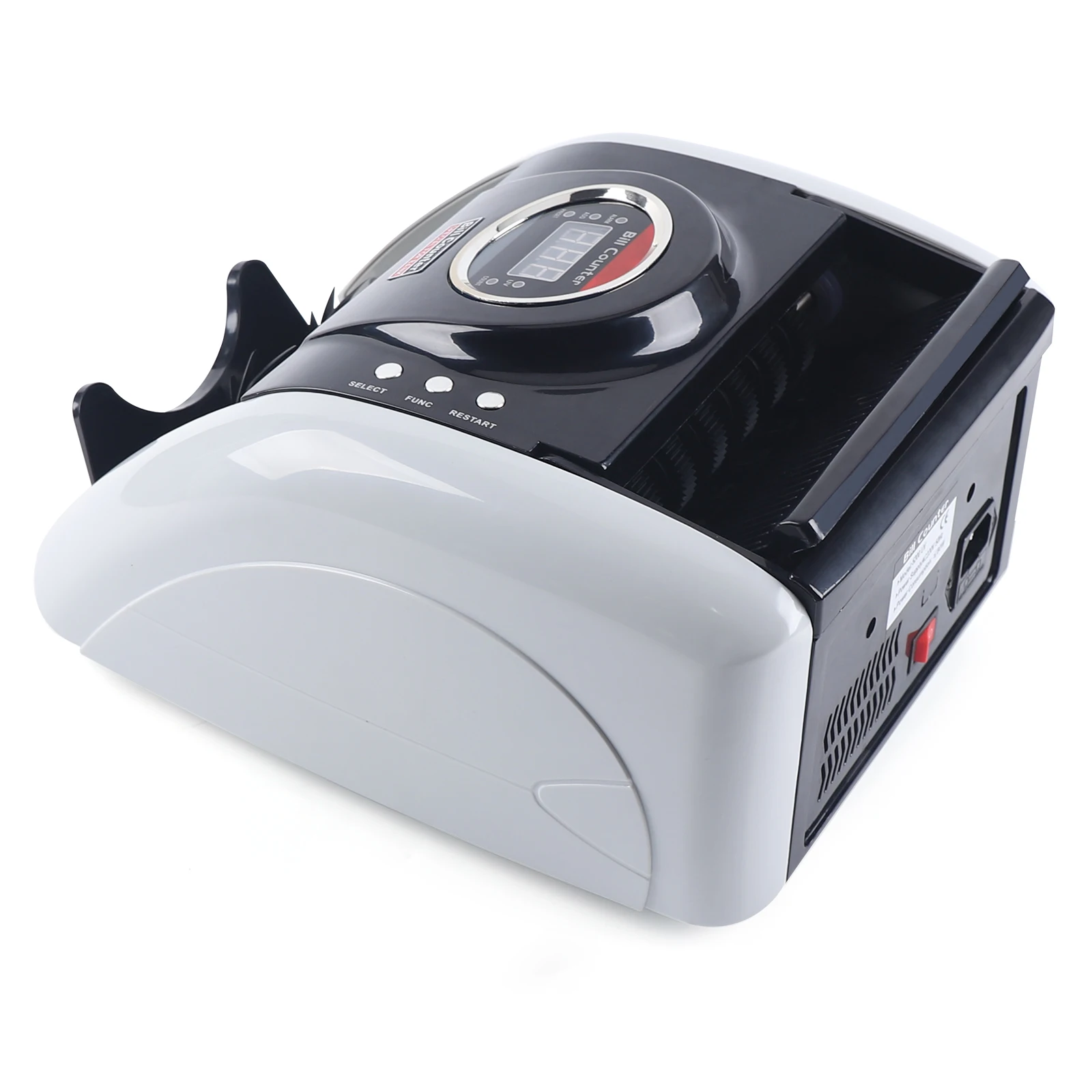 Portable Money Counter Machine, 900 Bills/Min Banknote Counter with UV Detection Counterfeit Bill Cash Currency Detection