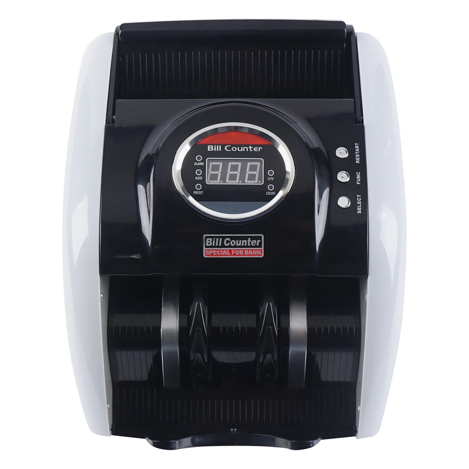 Portable Money Counter Machine, 900 Bills/Min Banknote Counter with UV Detection Counterfeit Bill Cash Currency Detection