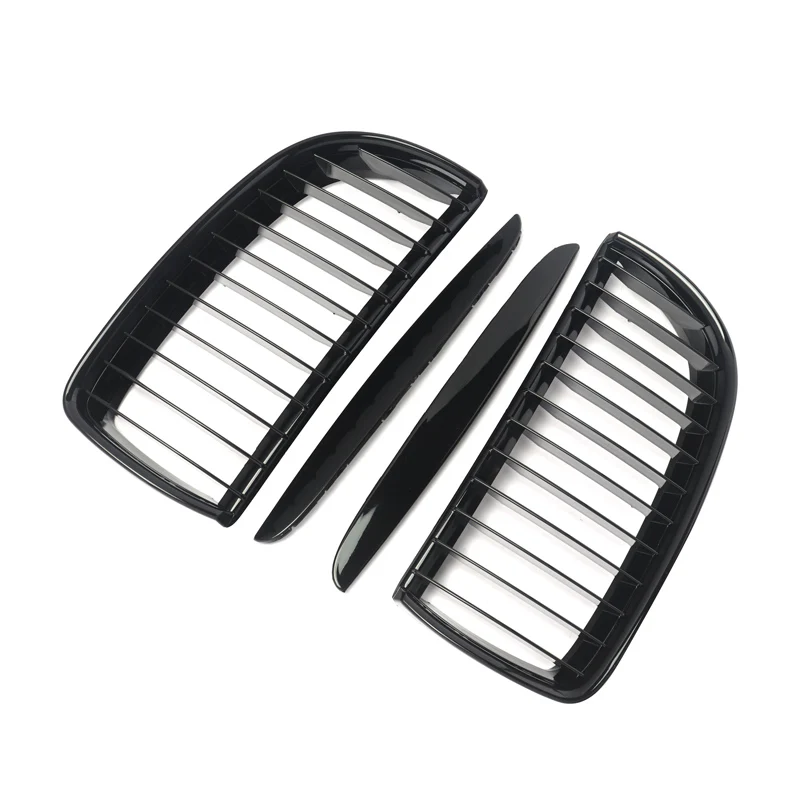 SAIQINGSP Gloss Black Front Kidney Grill Grille Bumper For BMW 3-Series E90 E91 2005-2008 CAR Accessories TOOLS