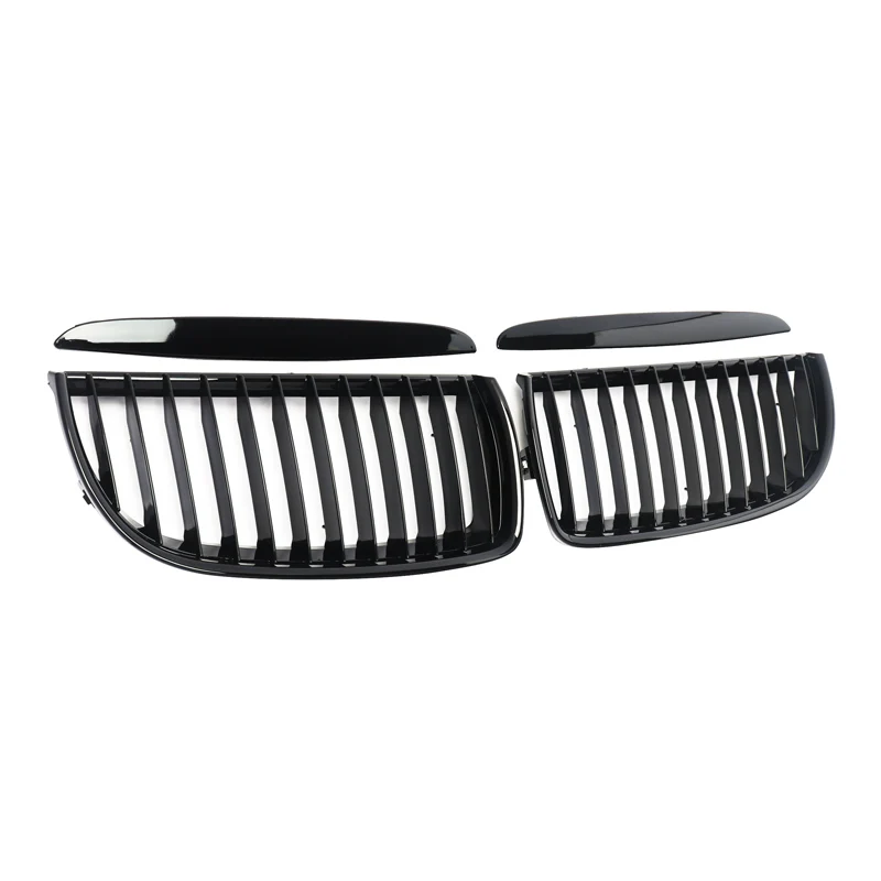 SAIQINGSP Gloss Black Front Kidney Grill Grille Bumper For BMW 3-Series E90 E91 2005-2008 CAR Accessories TOOLS