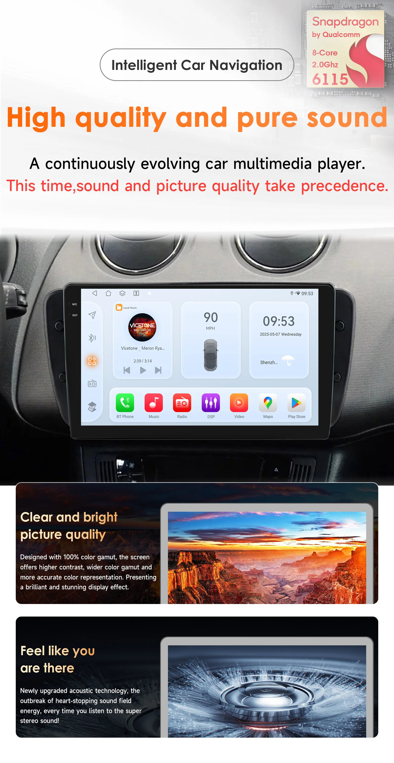 Hizpo 9" Carplay Android Radio for Seat Ibiza 6j 2009 - 2013 2010 4G Car Multimedia GPS 2din Autoradio 360 Camera Octa Core 6115