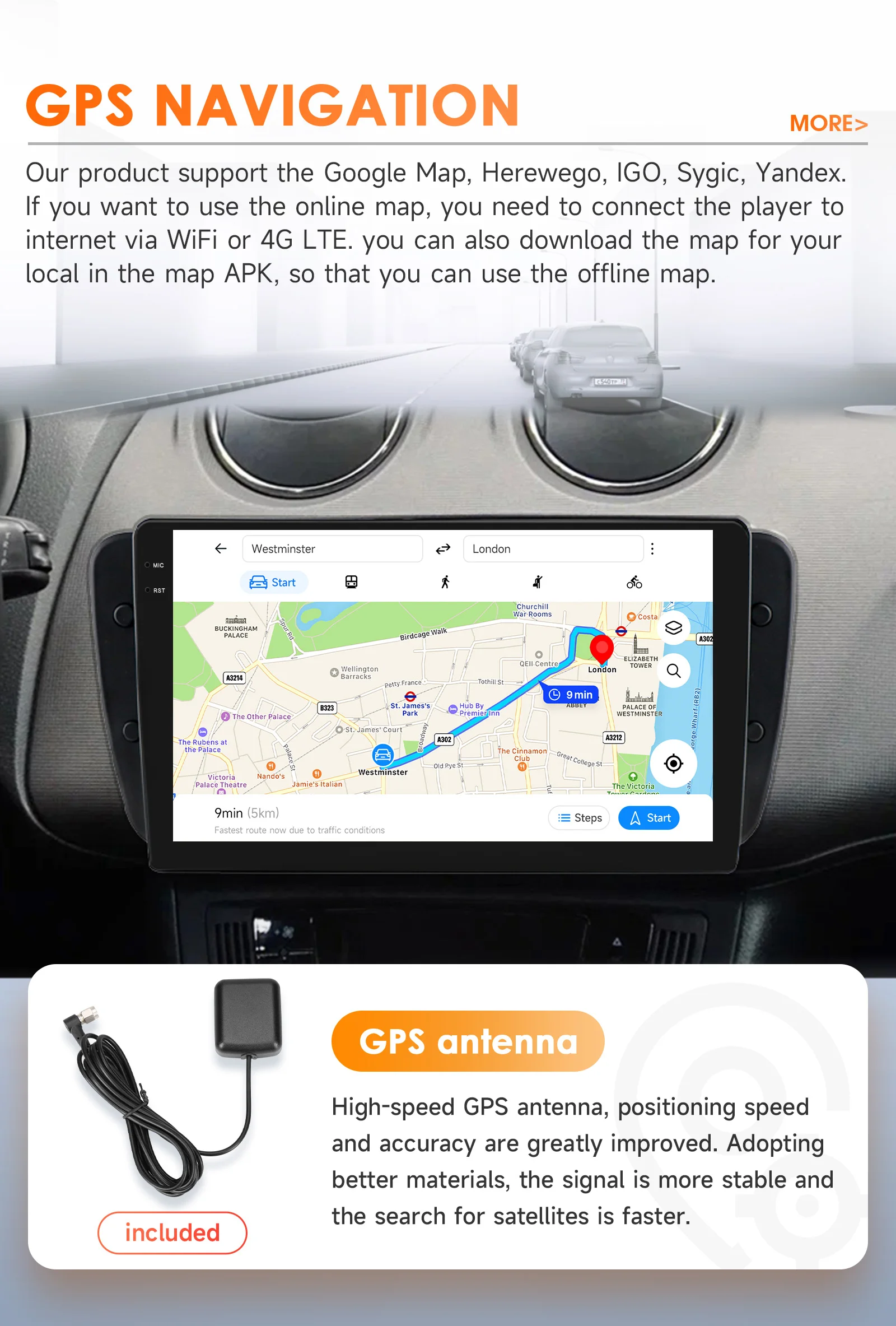 Hizpo 9" Carplay Android Radio for Seat Ibiza 6j 2009 - 2013 2010 4G Car Multimedia GPS 2din Autoradio 360 Camera Octa Core 6115