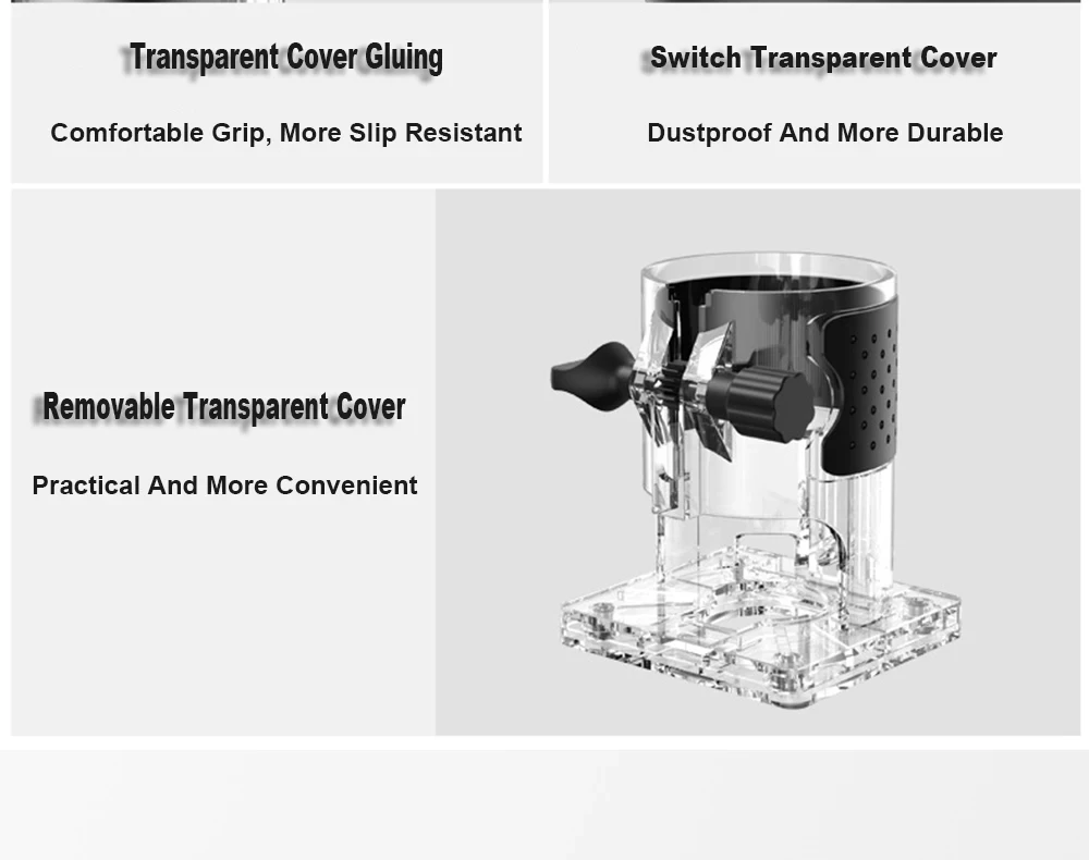 800W 6 Speed Electric Trimming Machine 33000rpm Woodworking Milling Engraving Hand Wood Edge Router Trimmer Home DIY Power Tools