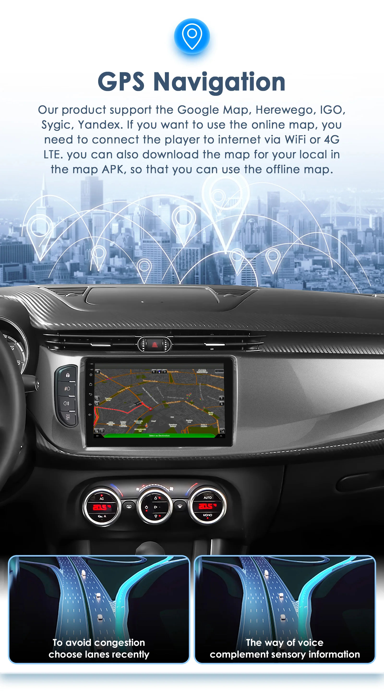 Hizpo 9inch Android Auto Car Radio for Alfa Romeo Giulietta 2015 - 2018 GPS RDS DSP 4G BT CarPlay UI8581 Intelligent Stystem