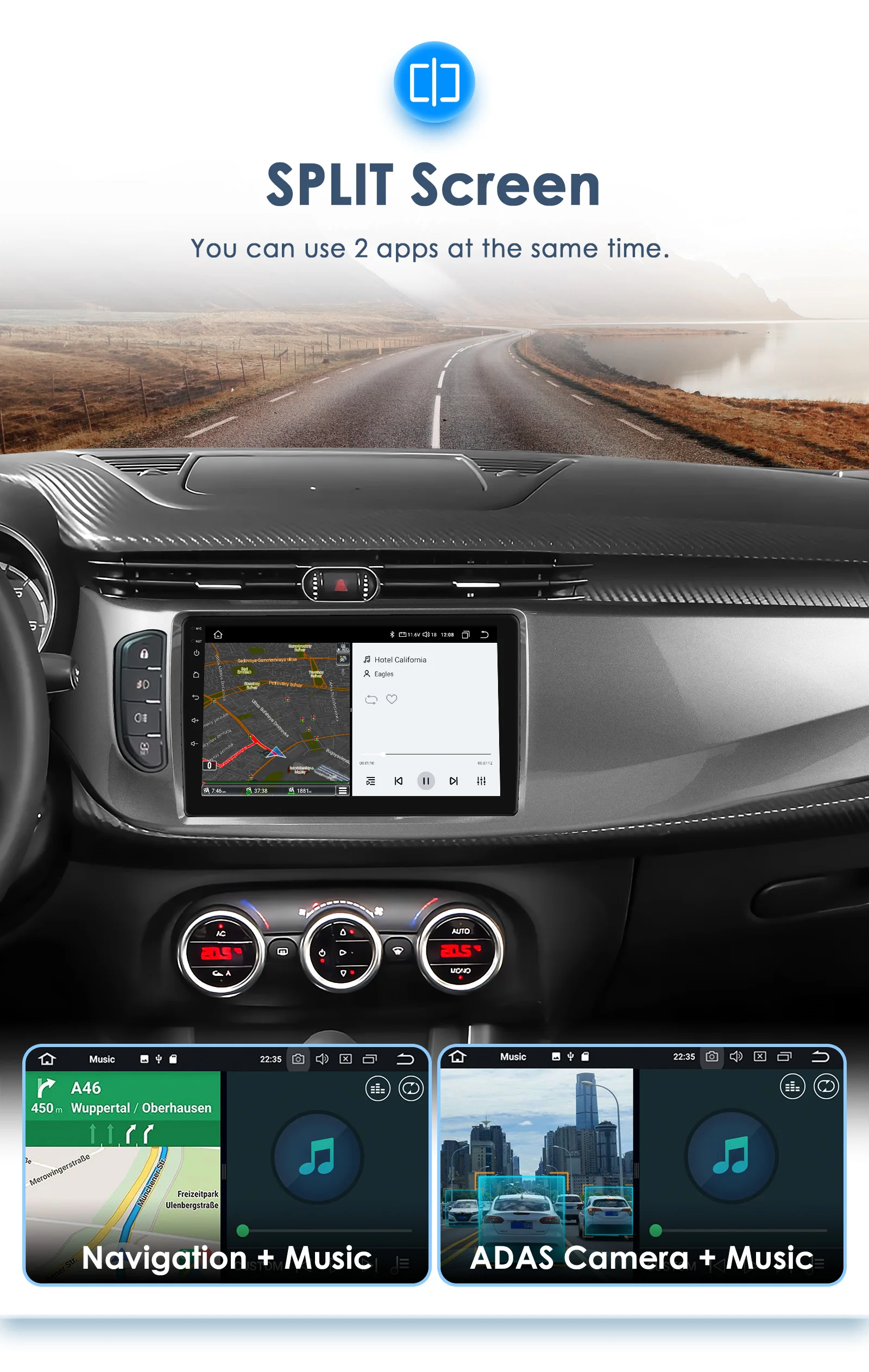 Hizpo 9inch Android Auto Car Radio for Alfa Romeo Giulietta 2015 - 2018 GPS RDS DSP 4G BT CarPlay UI8581 Intelligent Stystem