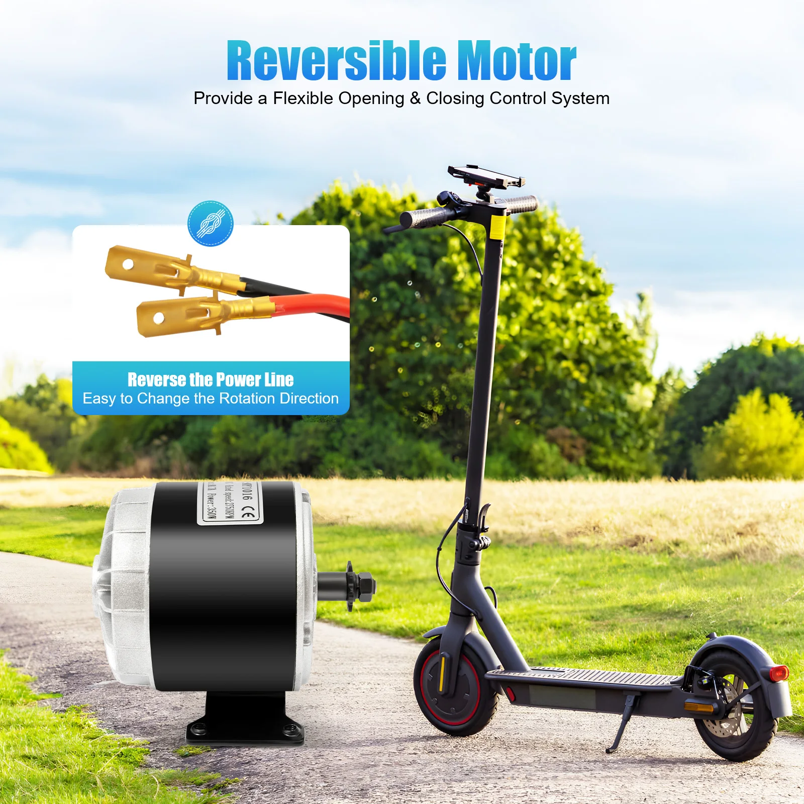 DC 24V/36V Permanent Magnet motor Generator 350W Generator Motor Electric Motor DC Motor for engine kits, wind turbine