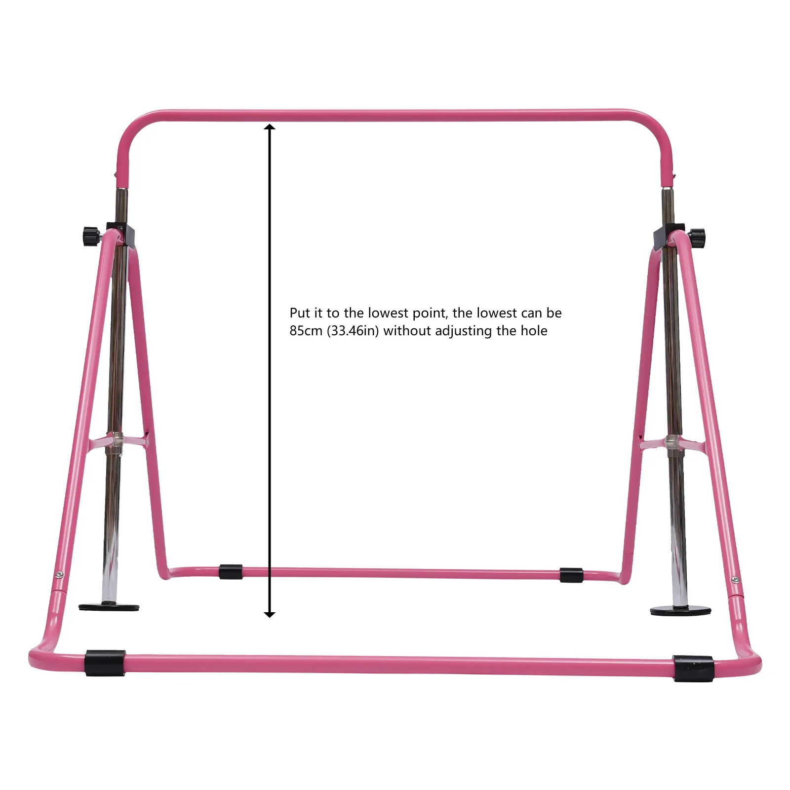 Indoor/Outdoor Horizontal Bar Gymnastics Bar Youth And Children Training Gymnasium Family Adjustable Level High Pole