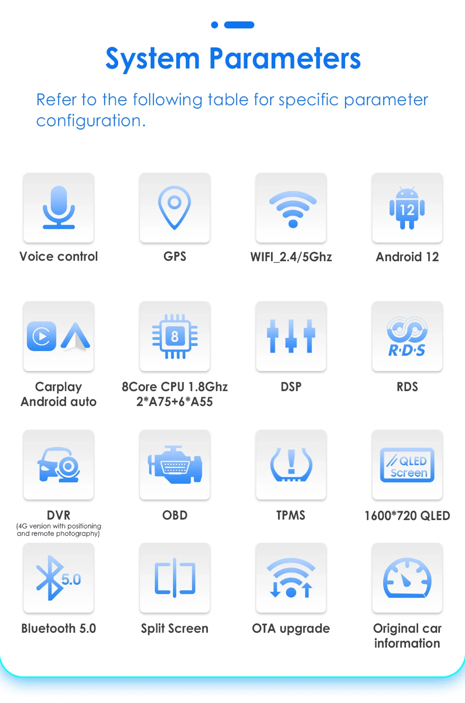 10.34" Hizpo Android Auto Car Radio for Volkswagen VW Golf Touran Passat Polo Jetta Sharan Caddy Skoda Octavia Seat Carplay Navi