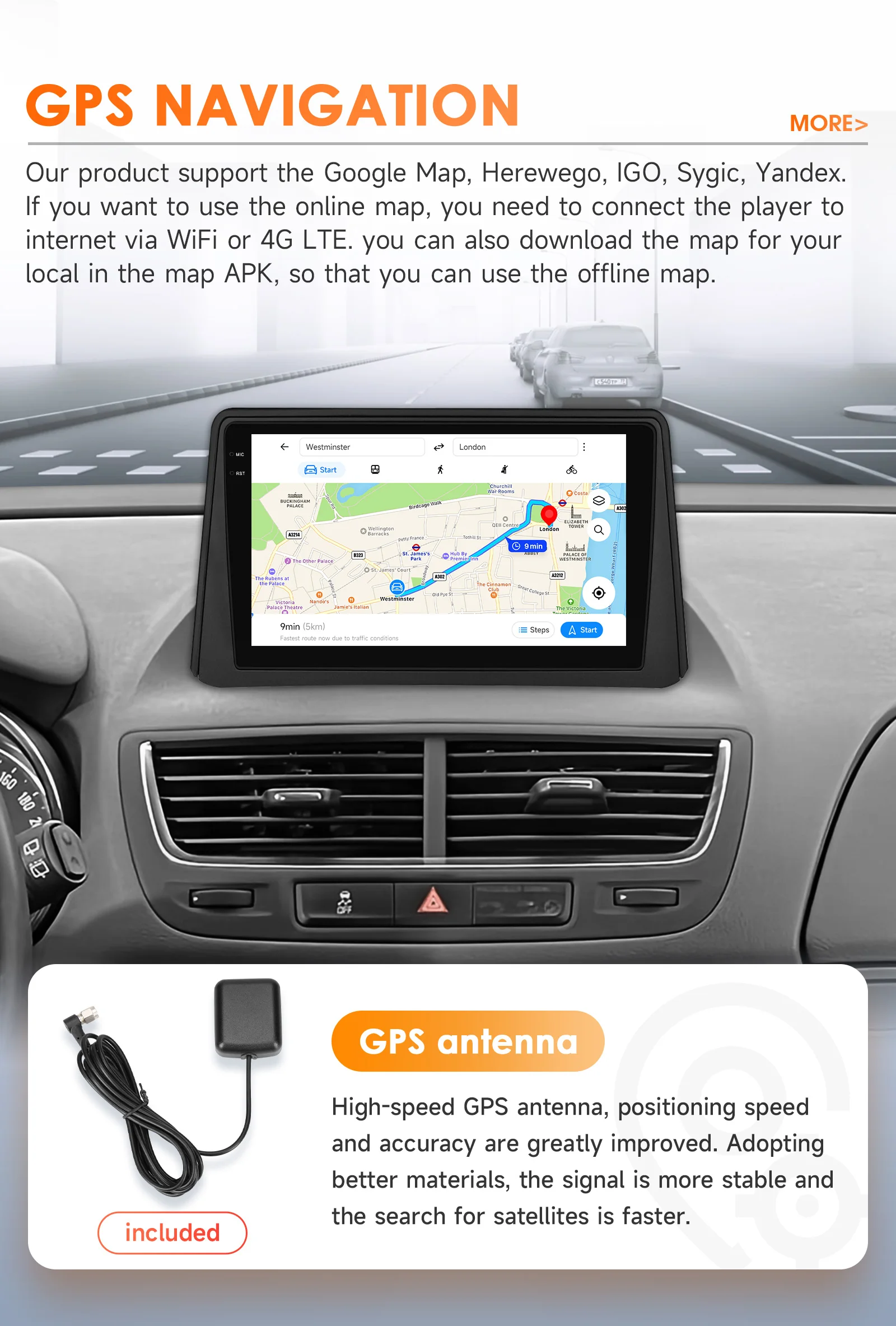 Hizpo 9' Stereo For Opel Mokka 1 2012-2016 Multimedia Player GPS Navi Stereo 2din 4G Carplay Android Head Unit WIFI RDS DSP