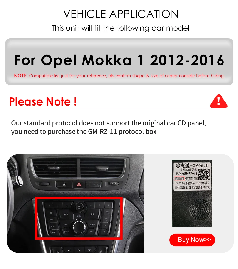Hizpo 9' Stereo For Opel Mokka 1 2012-2016 Multimedia Player GPS Navi Stereo 2din 4G Carplay Android Head Unit WIFI RDS DSP