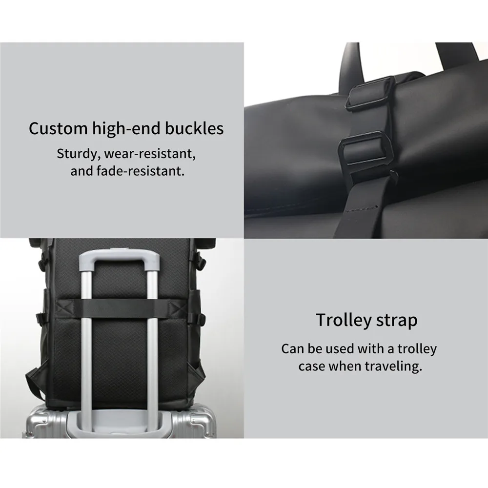 15.6inch Urban Men Business Backpack Fashion Rucksack High Quality Bagpack Large Capacity Multifunction Laptop Backpacks Schoolb