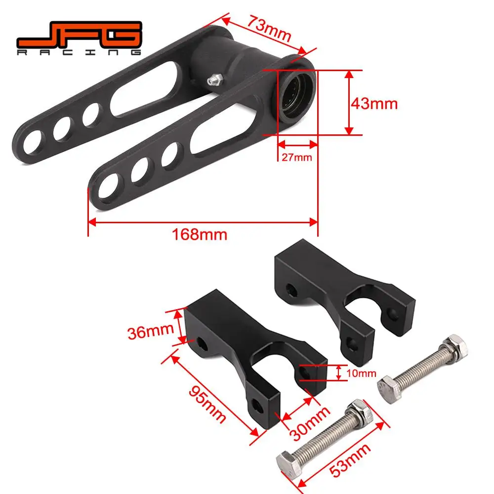 Front Rear Lowering 3.5" Adapter Kit Set Adjustable For Z400 LTZ400 KFX400/450R DVX400 Z LTZ DVX 400 KFX 400 450R Motorcycle