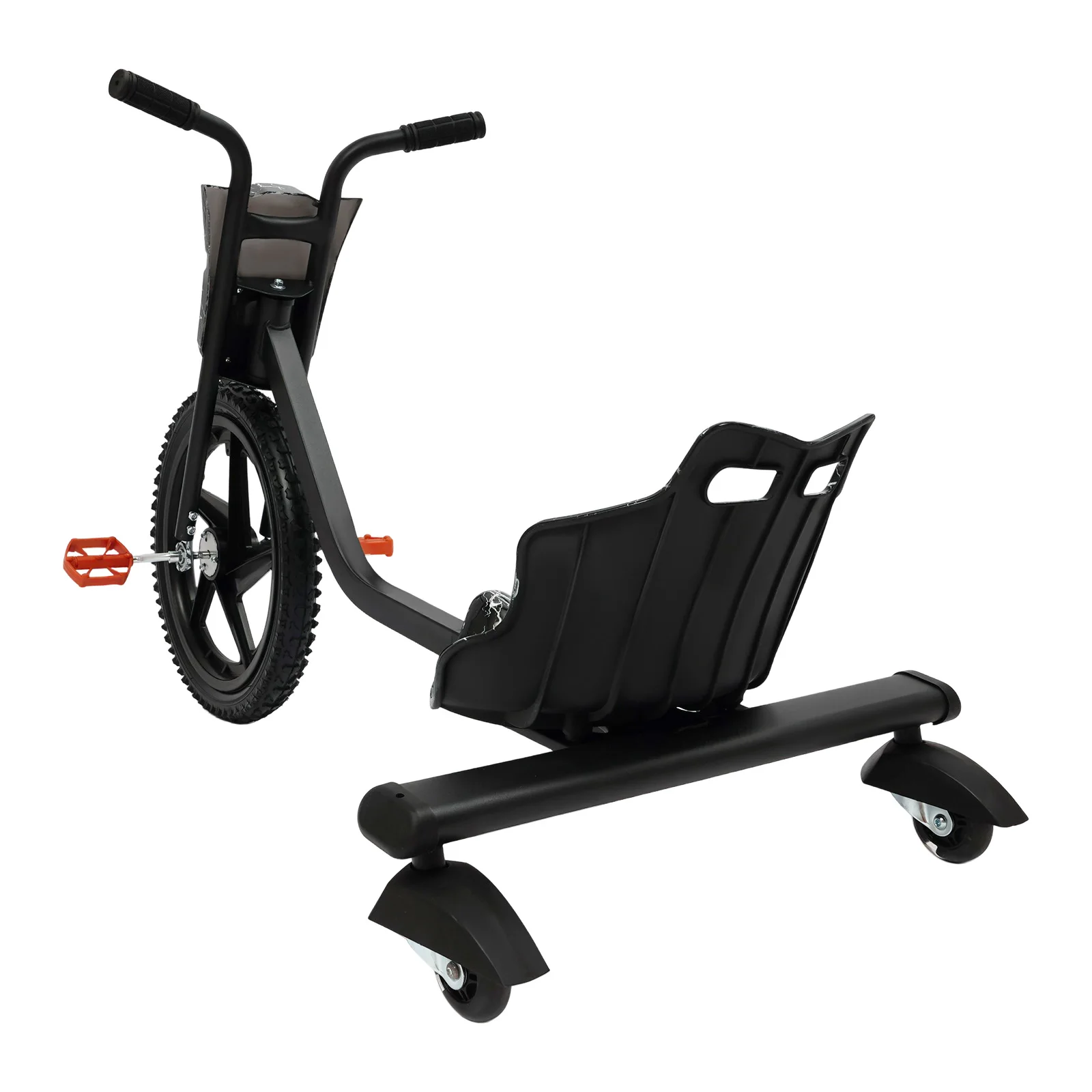 Children’s Tricycle Pedal Tricycle Unpowered Drift Kart Balance Car Drifting Scooter Drifter for 6 years