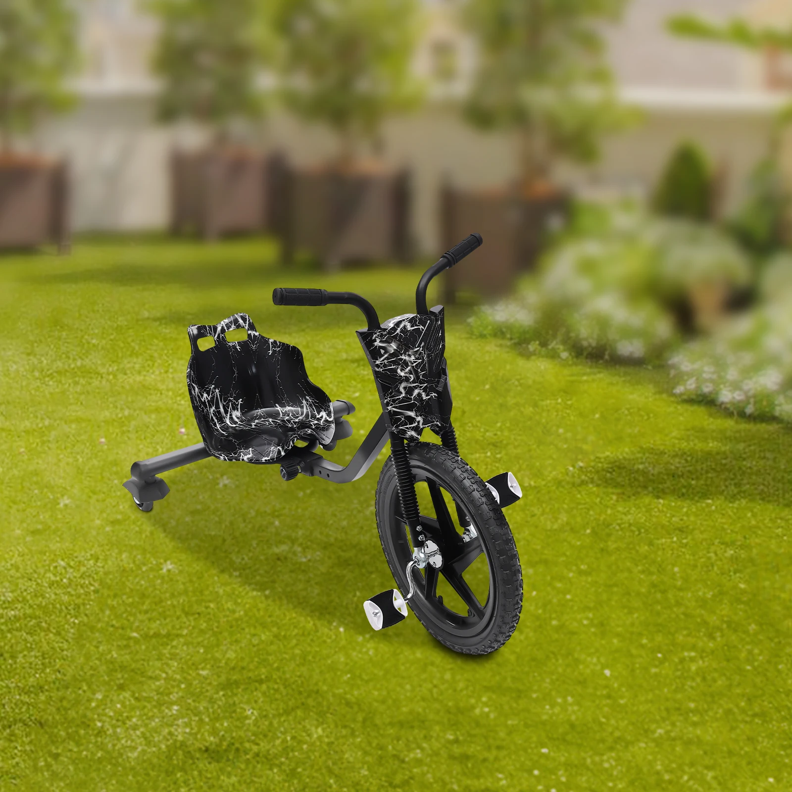 Children’s Tricycle Pedal Tricycle Unpowered Drift Kart Balance Car Drifting Scooter Drifter for 6 years