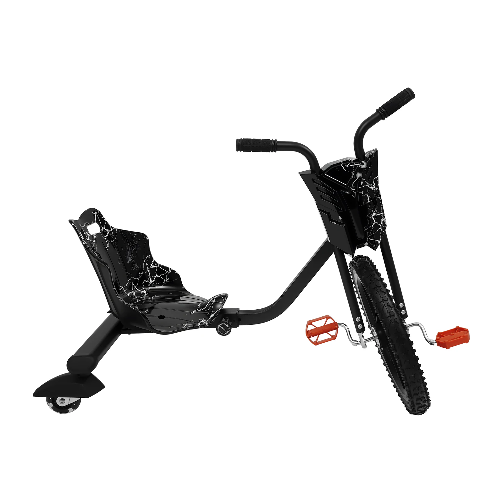 Children’s Tricycle Pedal Tricycle Unpowered Drift Kart Balance Car Drifting Scooter Drifter for 6 years