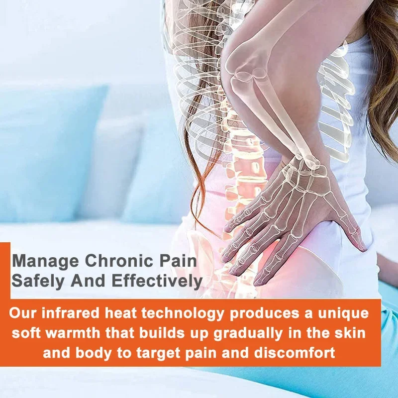 Natural Tourmaline Germanium Stone Mattress Massage Heating Pad Far-Infrared Thermal Stone Therapy 190x80cm Relieve Back Pain