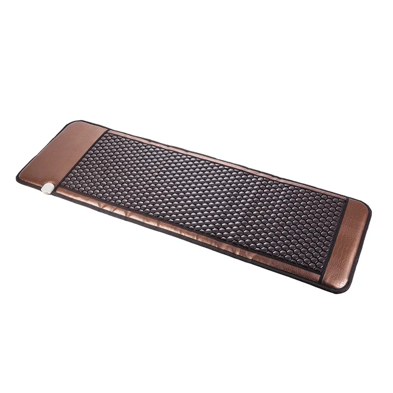 Natural Tourmaline Germanium Stone Mattress Massage Heating Pad Far-Infrared Thermal Stone Therapy 190x80cm Relieve Back Pain