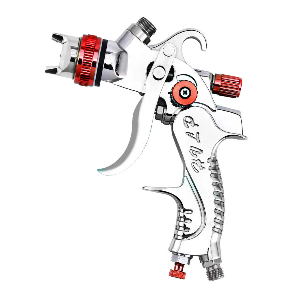 Paint Spray Gun HVLP Gravity Air Spray Gun 1.4/1.7/2.0 mm Nozzles Car Furniture Small Repair Painting Spray Gun