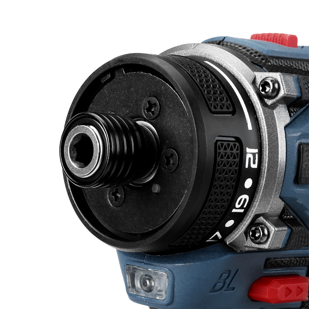 1/4inch 4000rpm Brushless Electric Screwdriver 21+1 Gear Two Speed Cordless Electric Drill Tool For 18v Battery