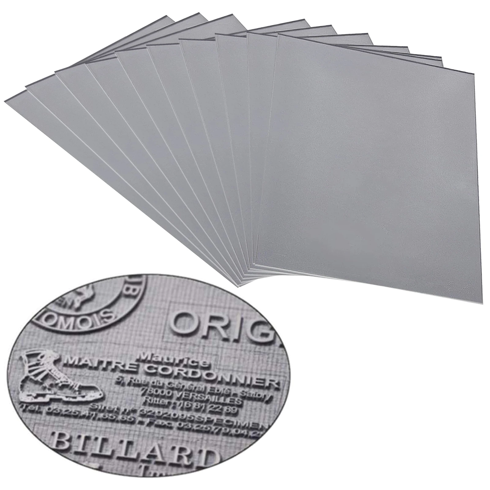 2pcs Laser Rubber/Stamp Rubber Sheet 31x22cm for Laser Engraving Machine to Make Stamping Plate