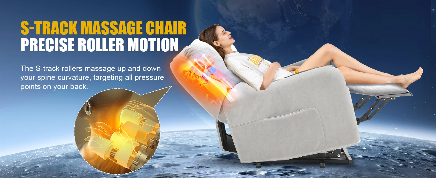 COMHOMA Electric Relax armchair Massage armchair with Power Lift SL Massage Function Rest armchair TV armchair fabric