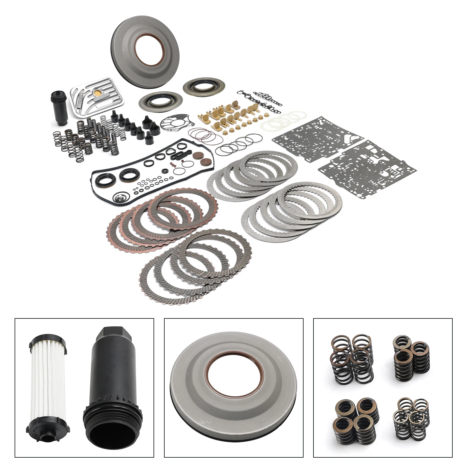 Powershift 6DCT450 MPS6 Super Kit for Volvo Dodge Clutch Friction/Steel Springs