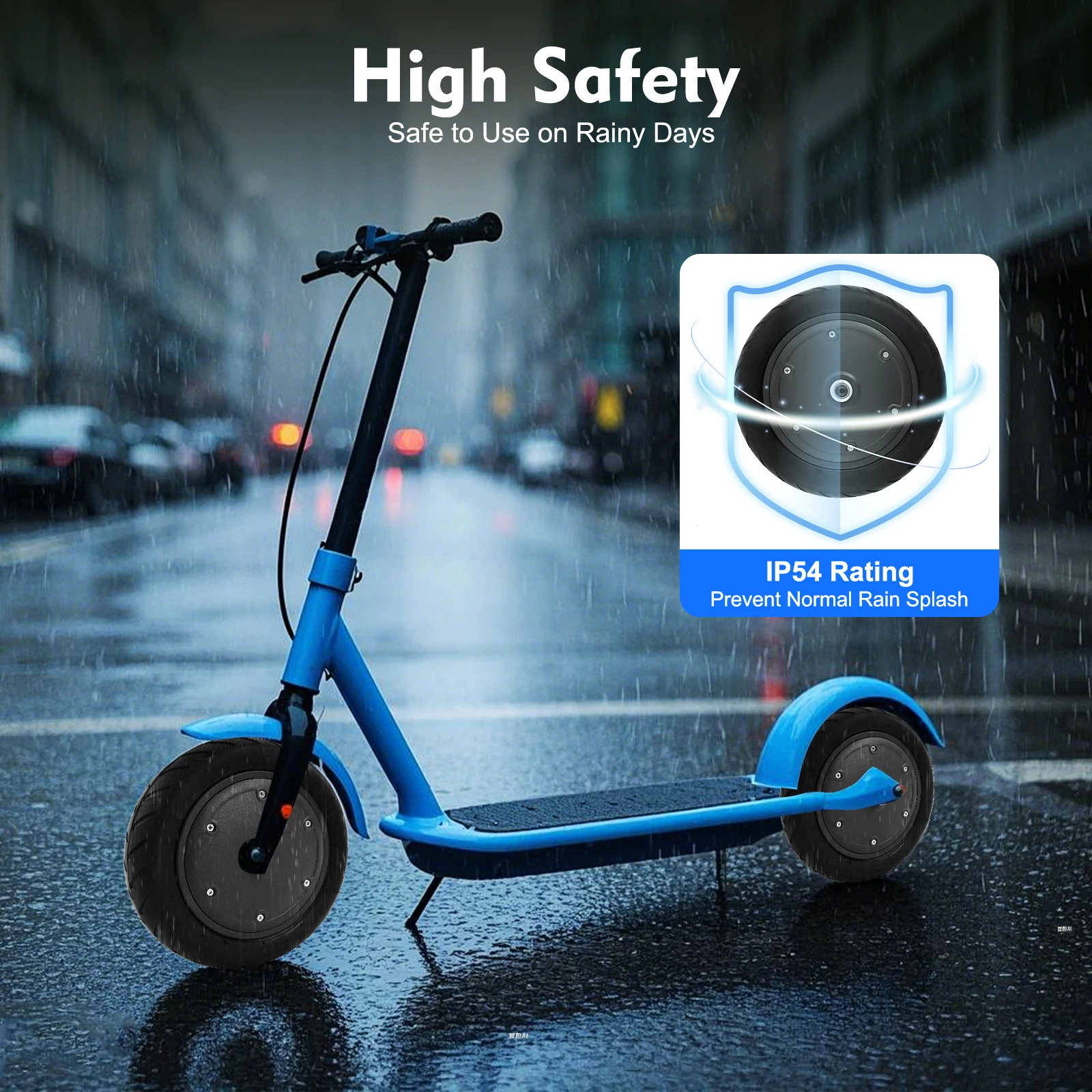 36V 350W Electric Scooter Motor Wheel Brushless Hub Replacement IP54 Waterproof 220lbs Load 600r/min for Electric Bicycle Wheelchairs Electric Motorbikes