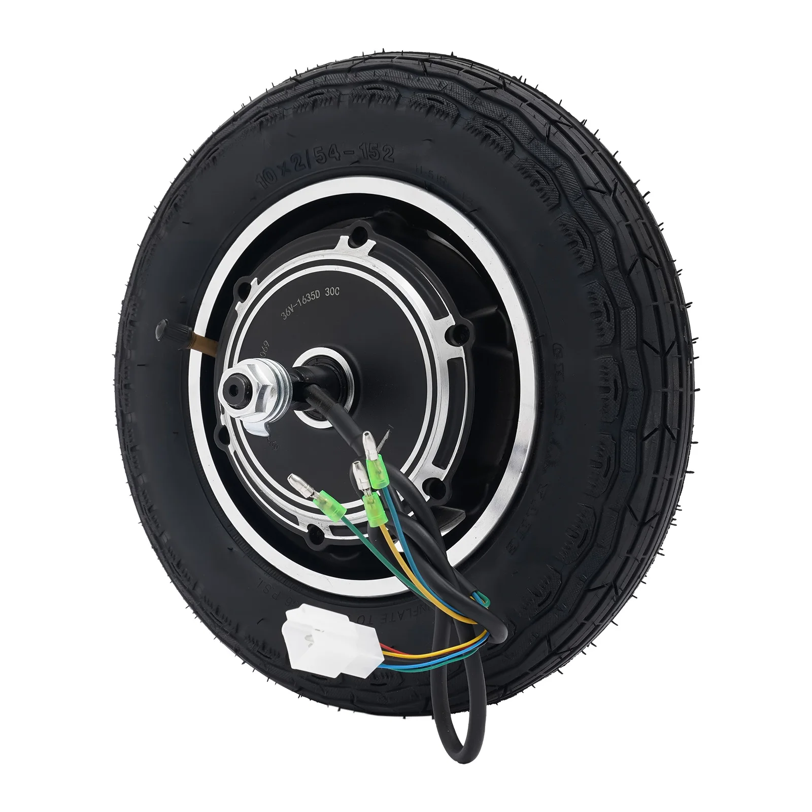 36V 350W Electric Scooter Motor Wheel Brushless Hub Replacement IP54 Waterproof 220lbs Load 600r/min for Electric Bicycle Wheelchairs Electric Motorbikes