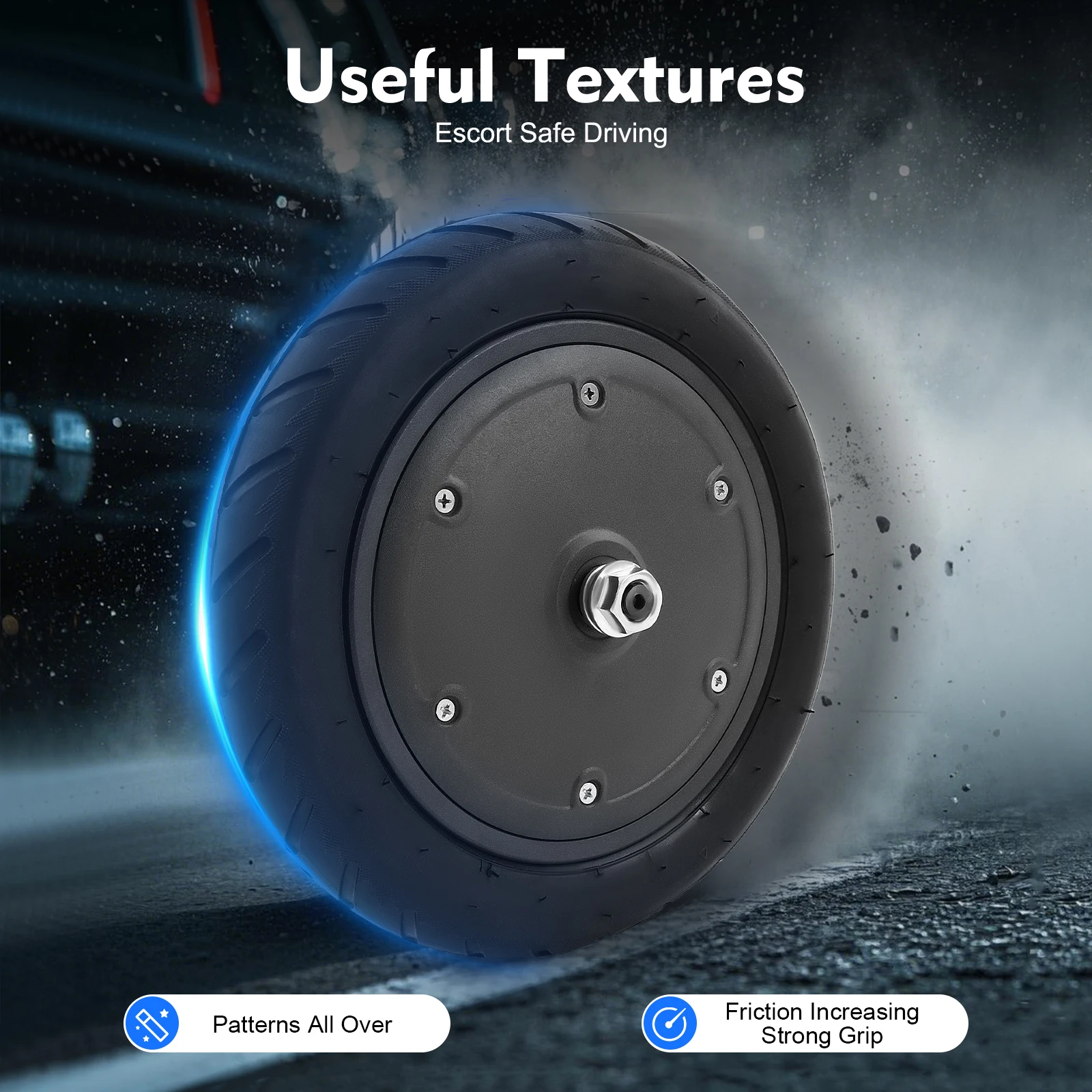 36V 350W Electric Scooter Motor Wheel Brushless Hub Replacement IP54 Waterproof 220lbs Load 600r/min for Electric Bicycle Wheelchairs Electric Motorbikes