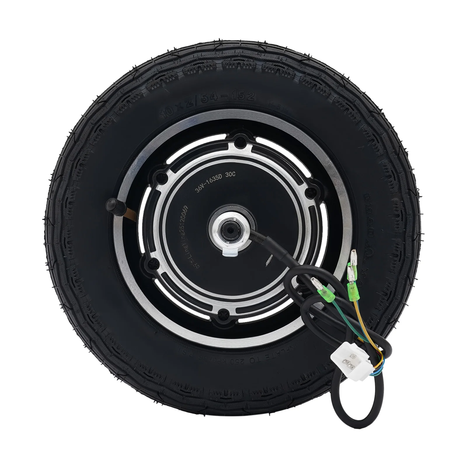 36V 350W Electric Scooter Motor Wheel Brushless Hub Replacement IP54 Waterproof 220lbs Load 600r/min for Electric Bicycle Wheelchairs Electric Motorbikes