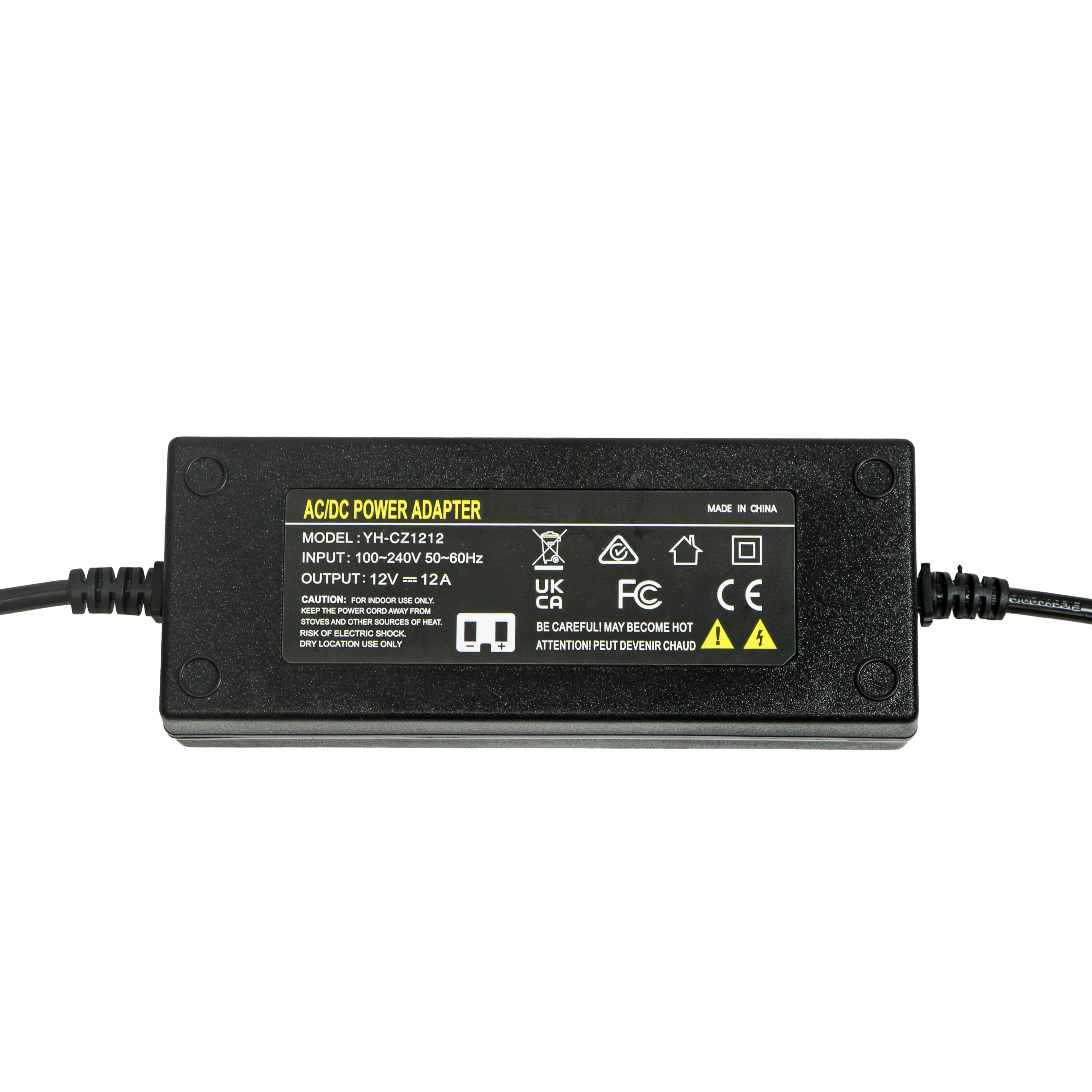 12V 12A 110W Diesel Air Heater Adapter Power Cord AC100V-240V to DC 12V Power Supply Adapter EU PLUG
