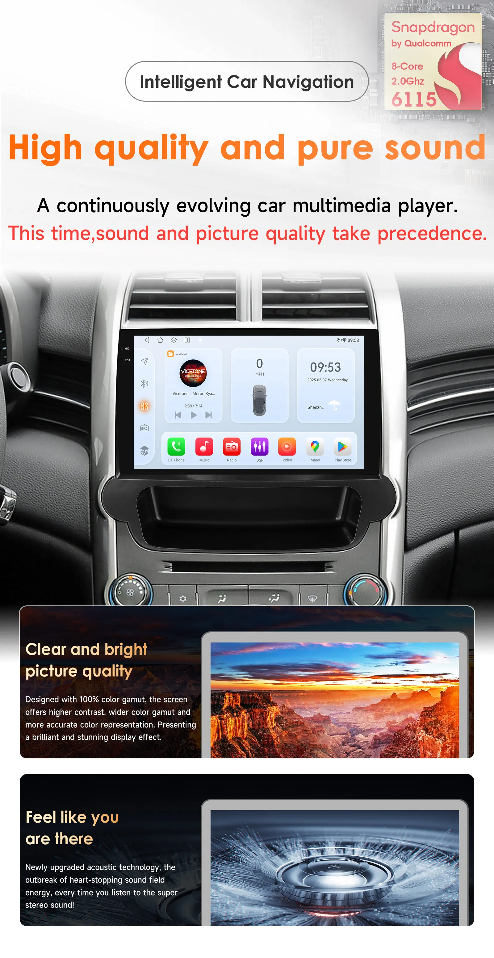 Hizpo Android Car Multimedia For Chevrolet Malibu 2012 2013 2014 2015 GPS Player Navigation Touch Screen Radio Carplay 2din DSP
