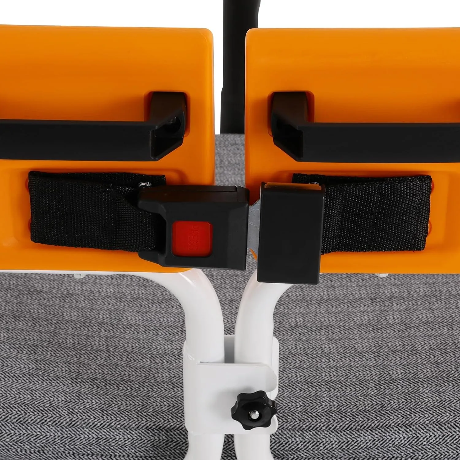 Patient Referral Chair, Shower Wheelchair with Height Adjustment, Toilet Chair with Wheels, 100 Kg, Night Chair
