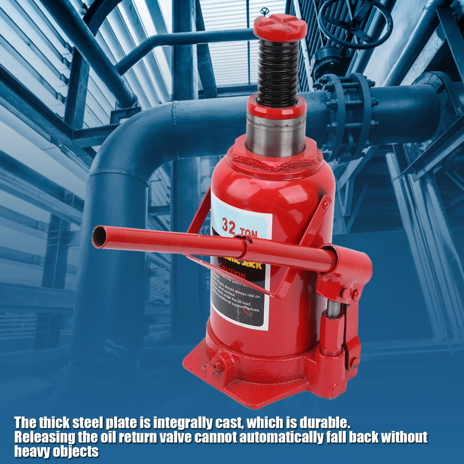 32 Ton Hydraulic Bottle Jack Lifting Automotive Lifter Steel Car Vehicle Repair Tool Hydraulic Bottle Jack Automotive Lifter