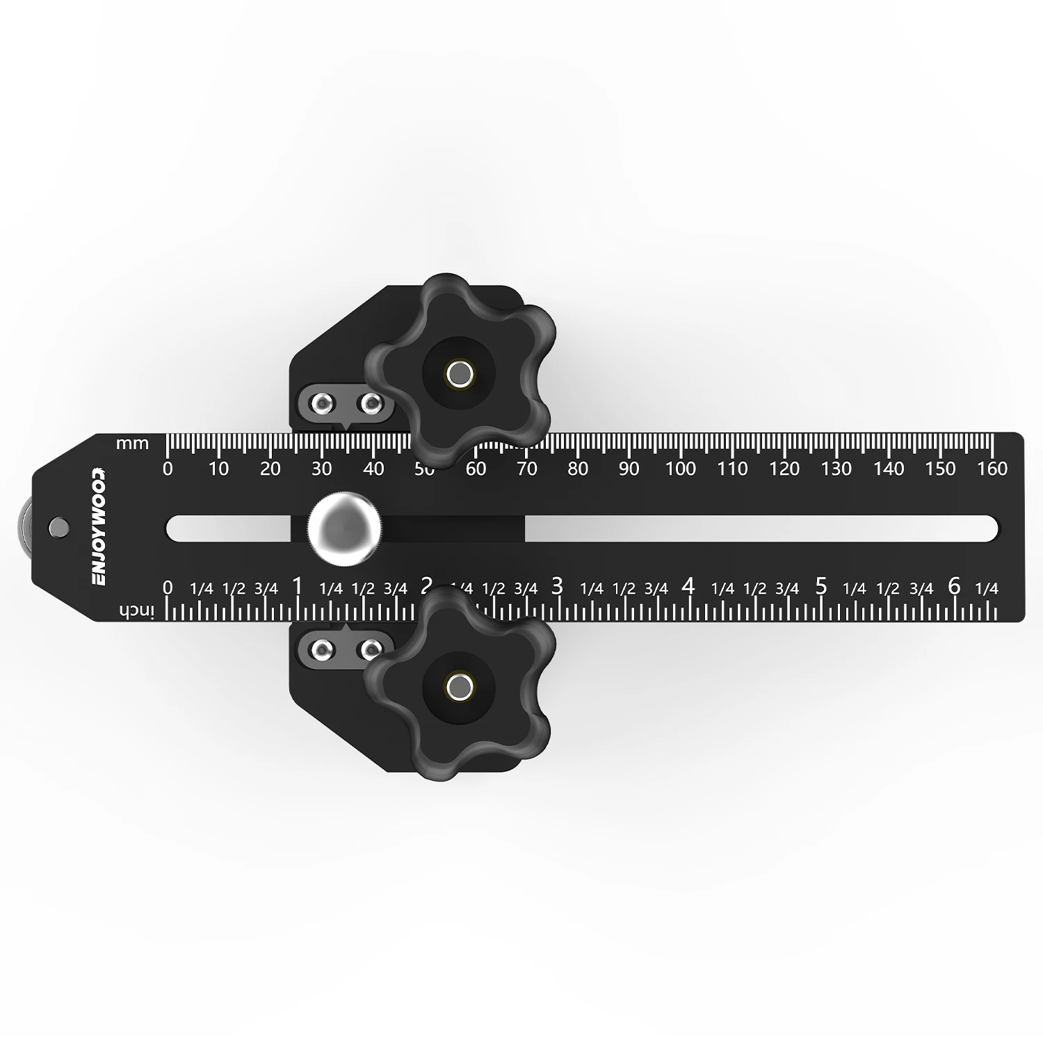ENJOYWOOD 160mm Woodworking Thin Rip Jig Sliding Ruler Table Saw Jig Guide for Making Repetitive Narrow Thin Strip Cutting Limit