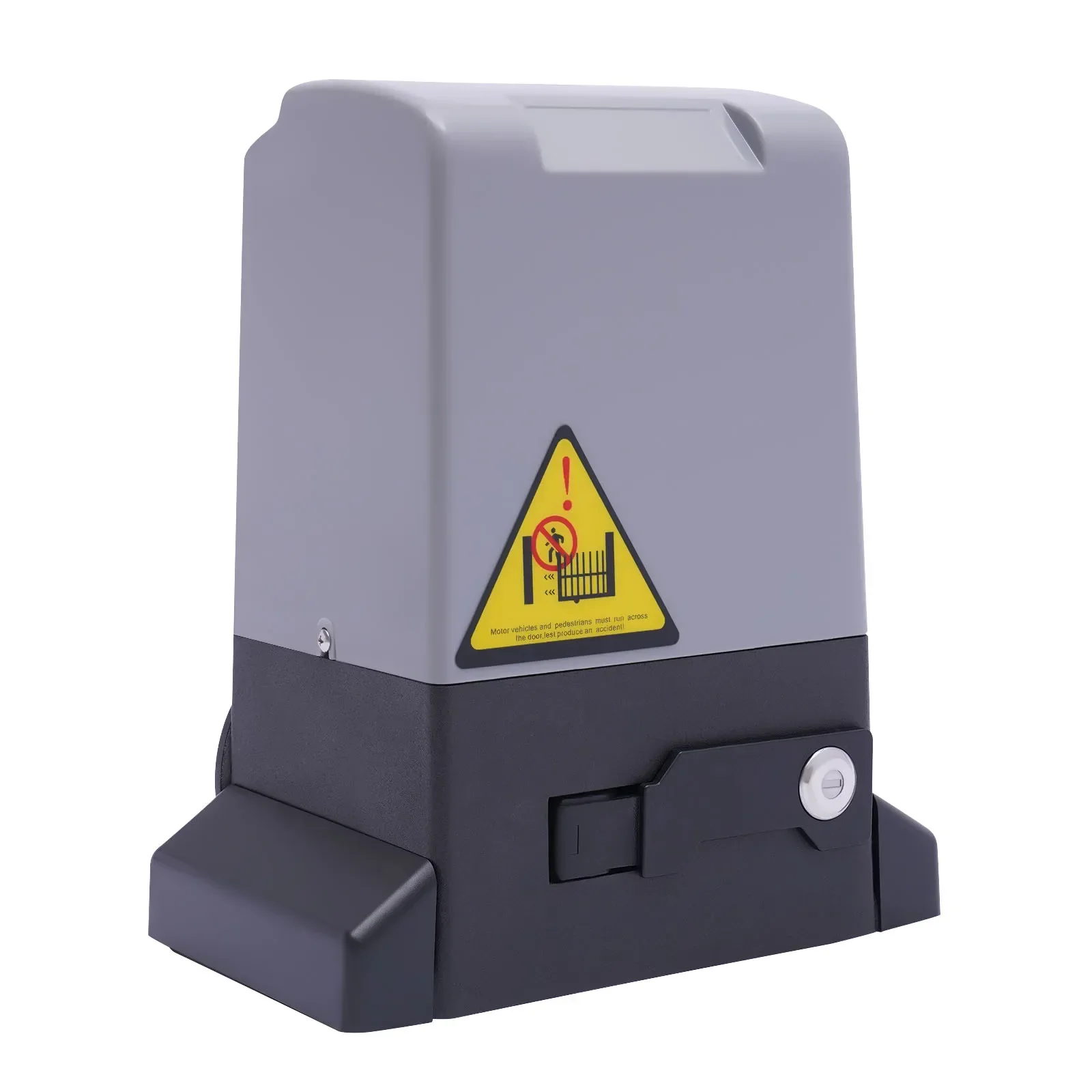750W 1600KG Automatic Electric Slide Gate Opener Operator Sliding Door Motor with Remote Control & 6m Gear Rack Rail KIT