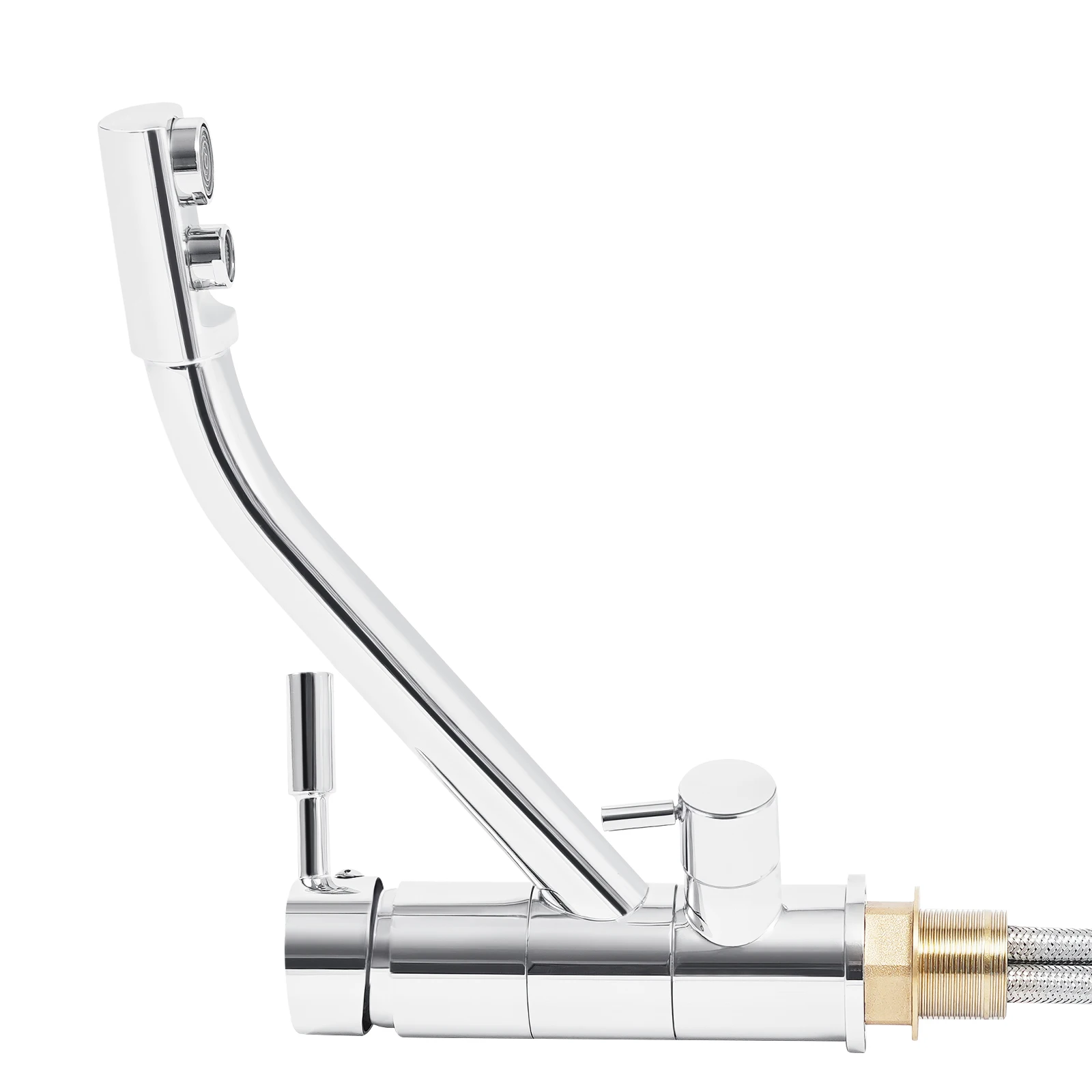 304 Stainless Steel Sink Double Open Hot and Cold Rotating Multi-function Washbasin Faucet