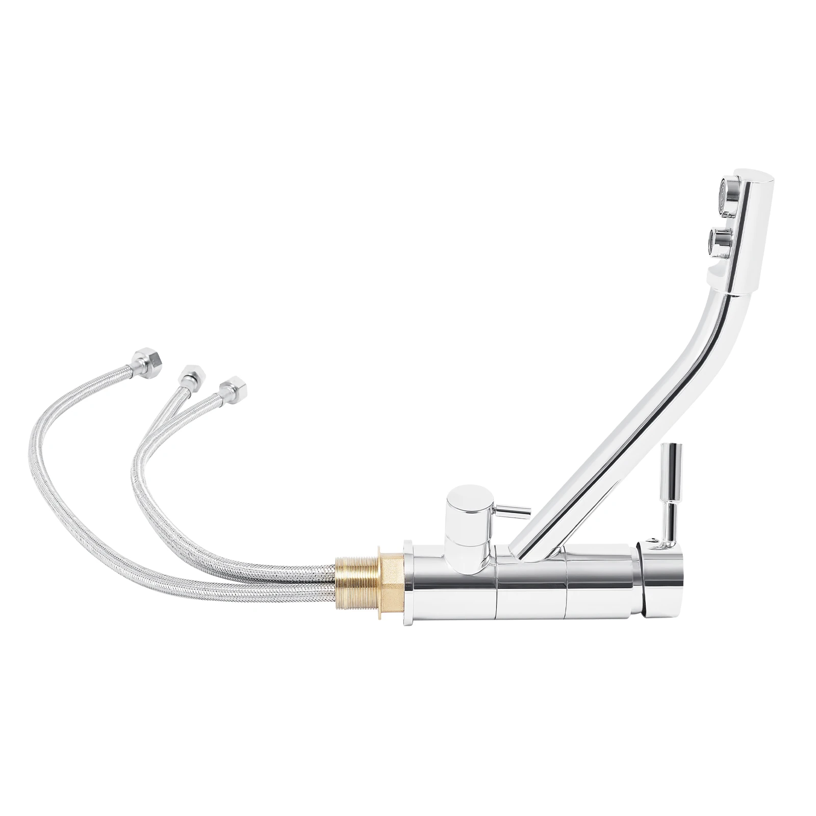 304 Stainless Steel Sink Double Open Hot and Cold Rotating Multi-function Washbasin Faucet