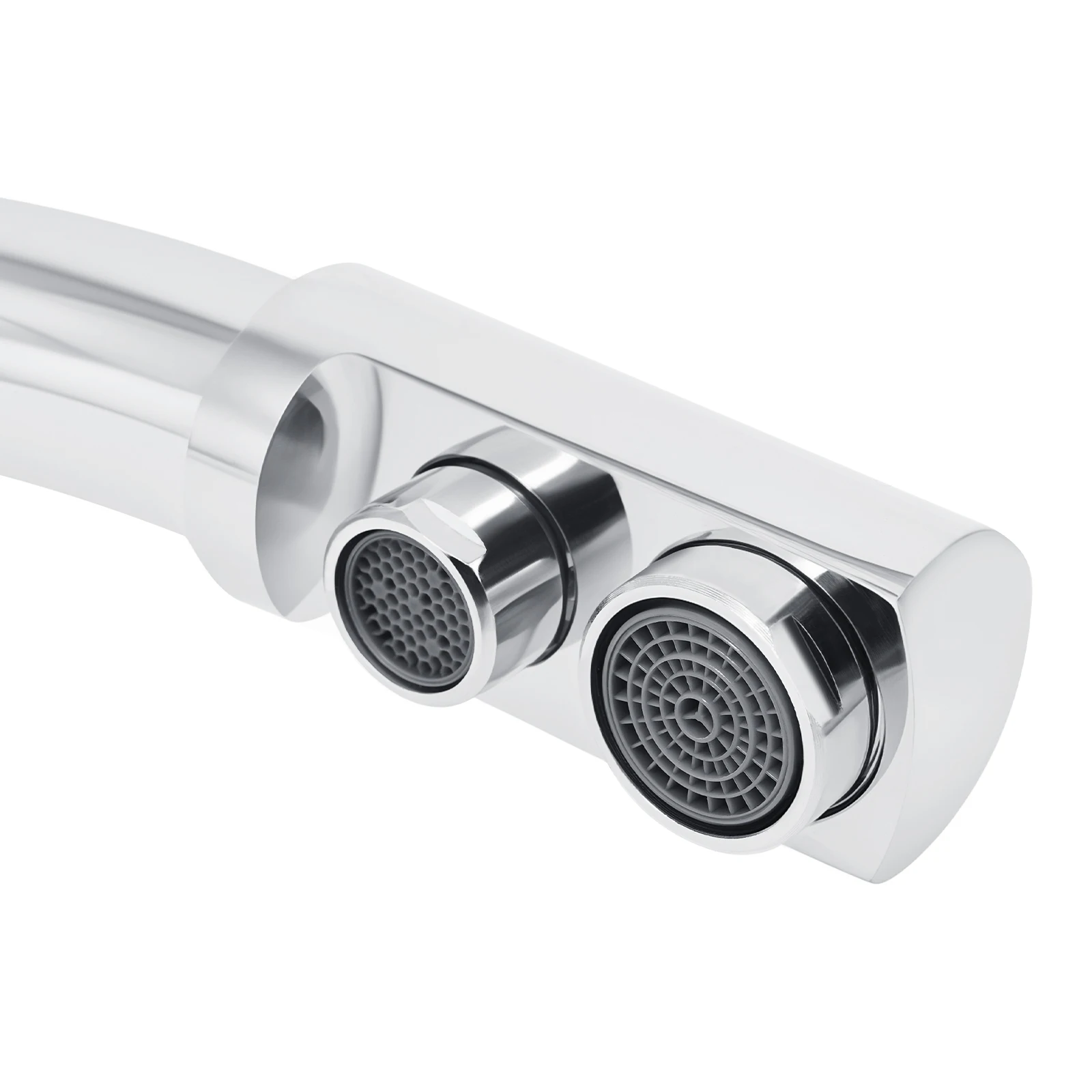 304 Stainless Steel Sink Double Open Hot and Cold Rotating Multi-function Washbasin Faucet