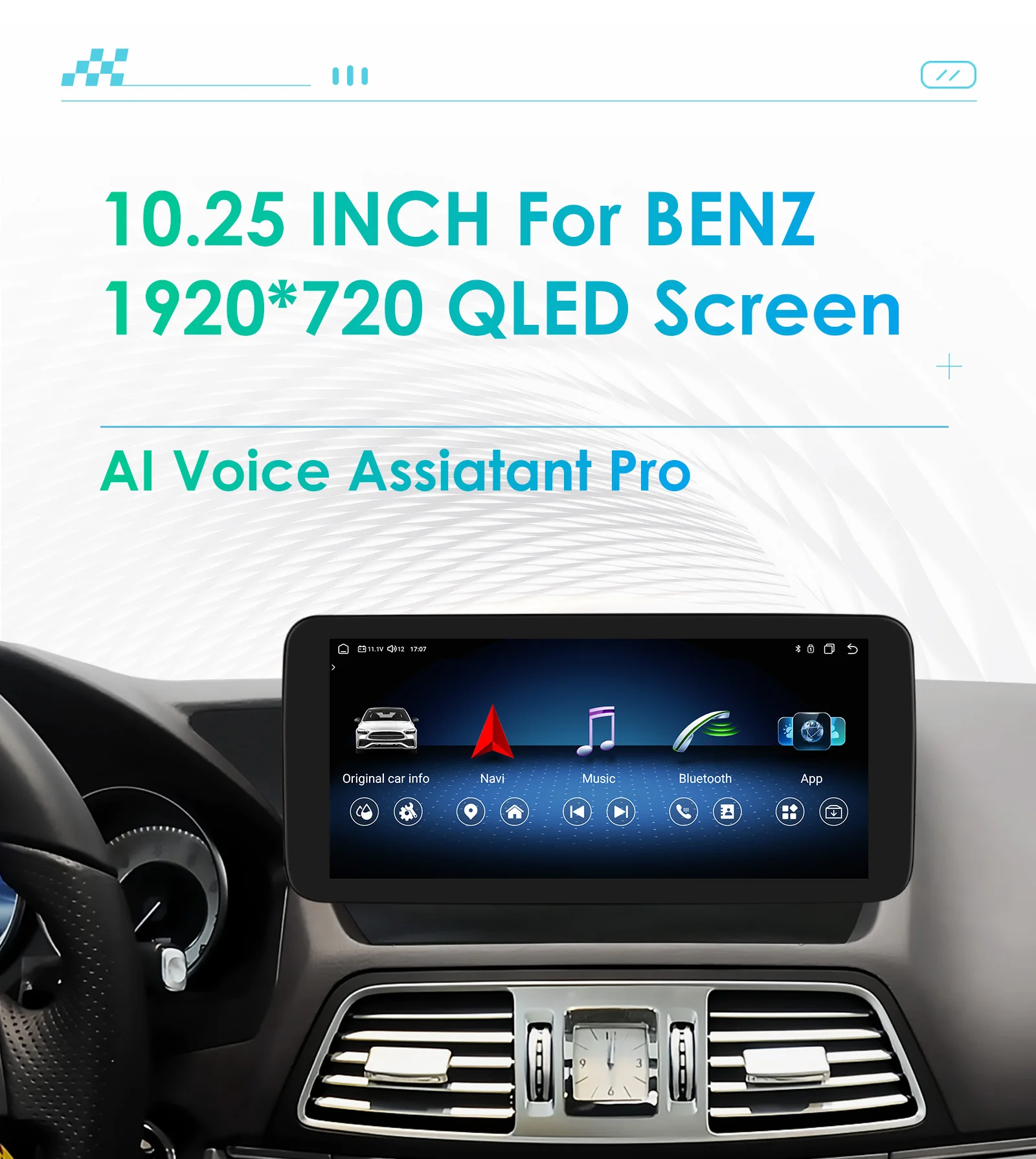10.25"Carplay Android 13 Auto Car radio For Mercedes Benz E-Class C207 W207 A207 NTG 4.0 4.5 5.0 2-Door car intelligent system