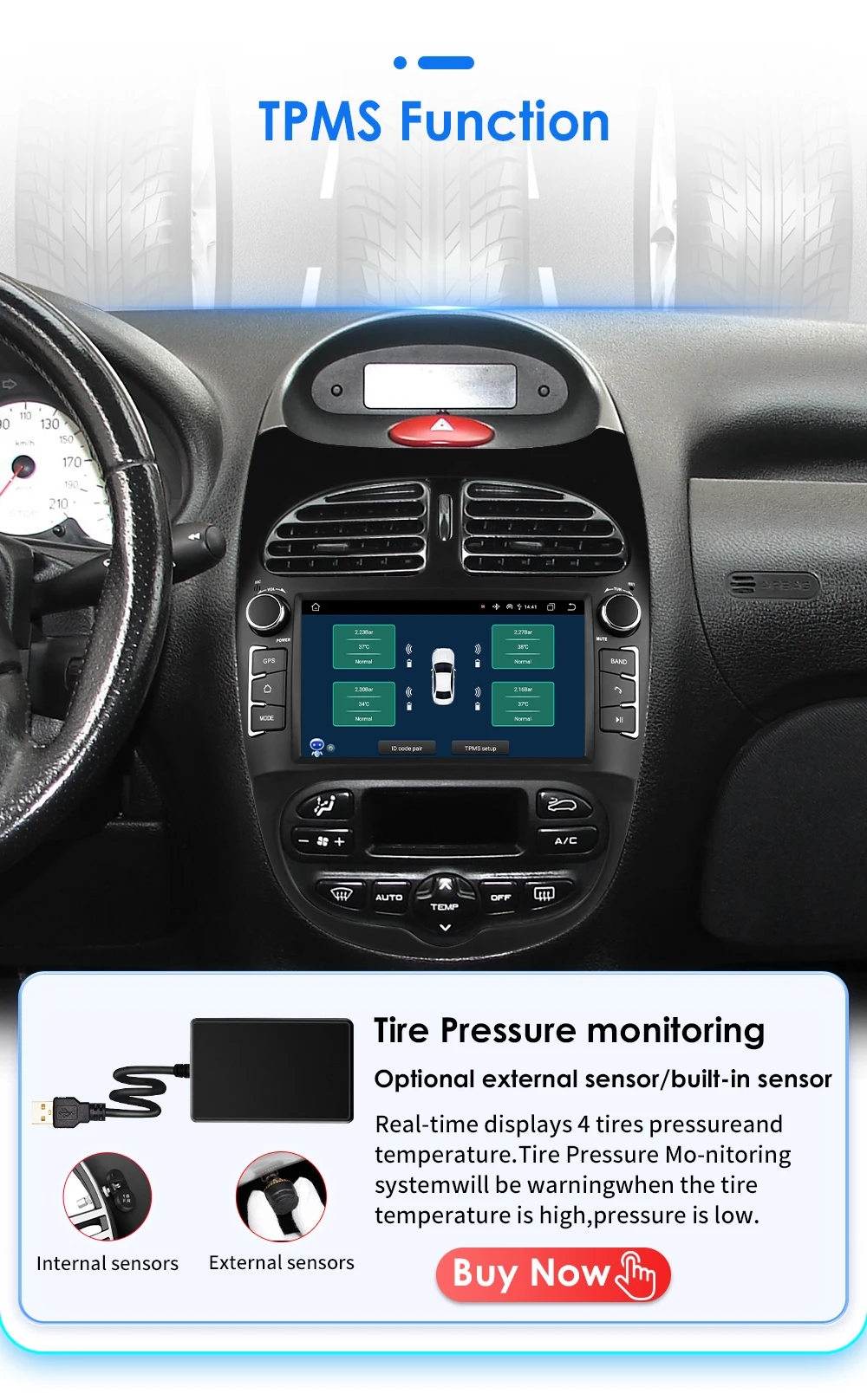 Wireless Carplay Android13 Car Radio For PEUGEOT 206 206CC 206SW 2000-2008 Car Multimedia Player GPS 2Din Autoradio 4G-LET 7862