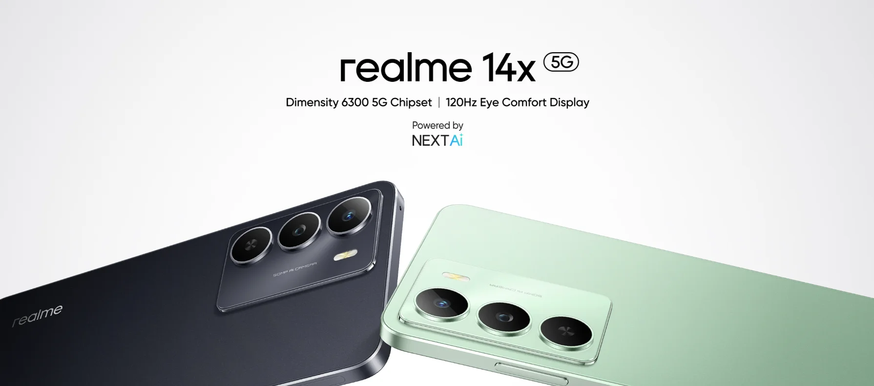 Global Version realme 14X 5G Smartphone Dimensity 6300 5G Chipset 50MP AI Camera 120Hz Eye Comfort Display 5000mAh Battery IP64
