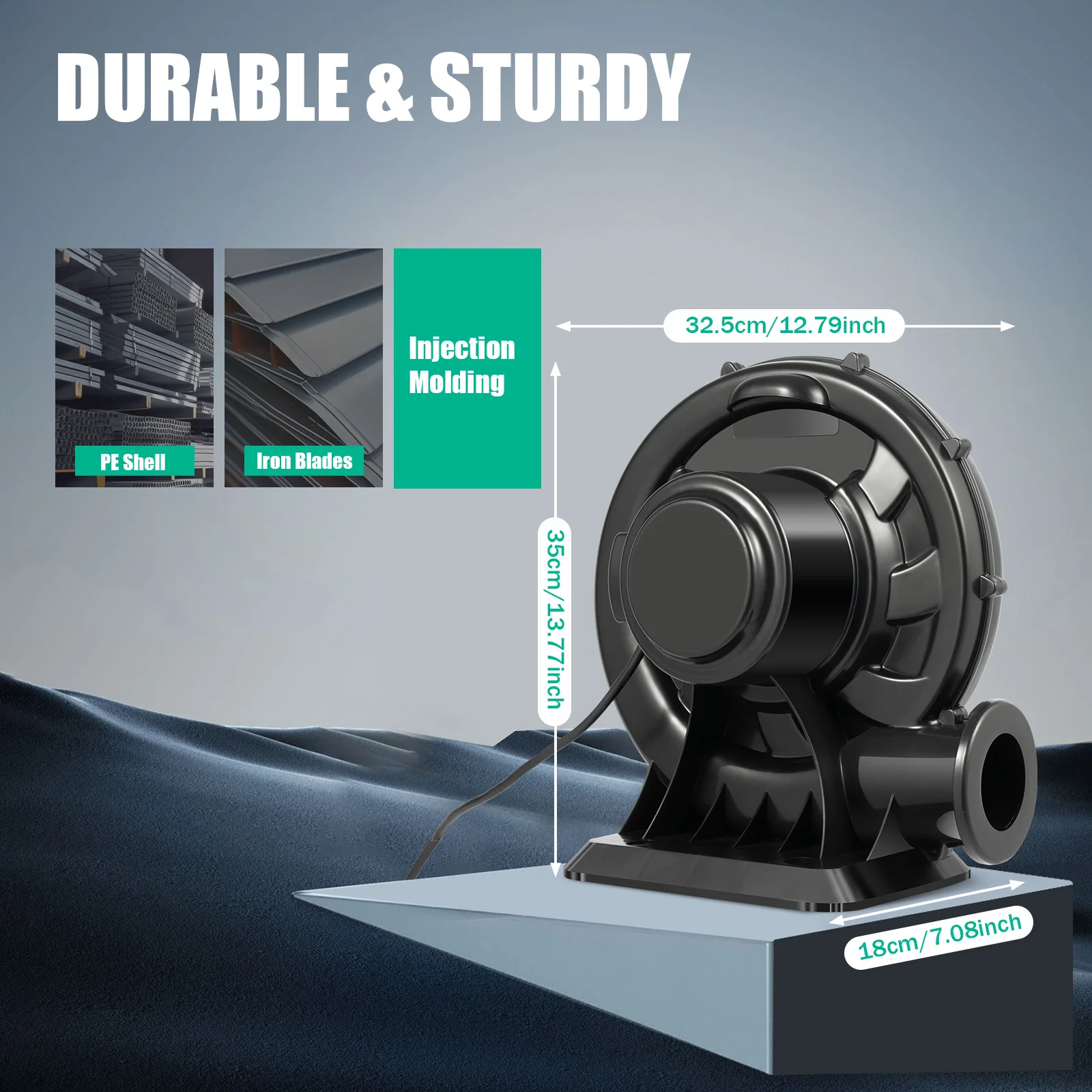 Inflatable Bouncy Castle Blower| Electric Air Blower| Continuous Pump Fan Blower| 370W