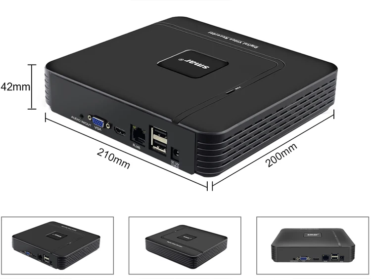 Smar H.265 CCTV NVR Face Detection 10CH 16CH 32CH 36CH Max 4K Output Security Video Recorder Motion Detect P2P Onvif XMEye APP