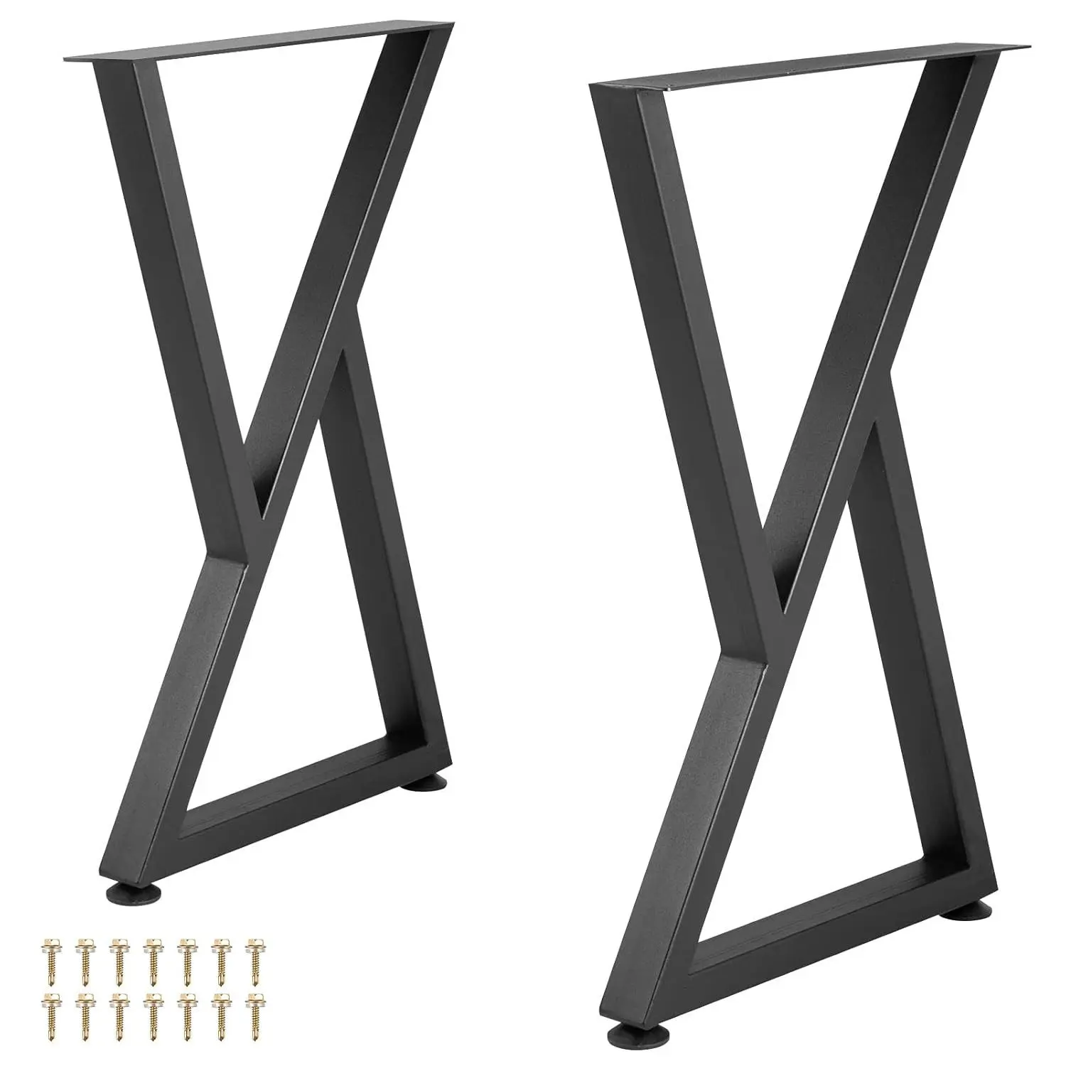 Square Tube Table Legs - 28 Inch Replacement Legs for Coffee Table, Sturdy and Durable, Perfect for Dining Tables, Set of 2