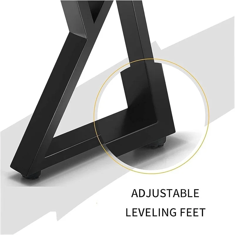 Square Tube Table Legs - 28 Inch Replacement Legs for Coffee Table, Sturdy and Durable, Perfect for Dining Tables, Set of 2