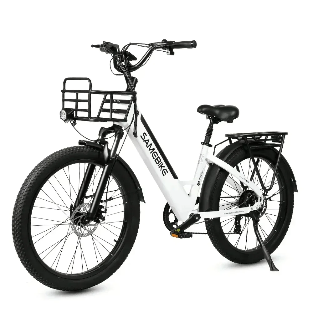 SAMEBIKE RS-A01 PLUS Electric Bike 750W 48V14AH Removable Lithium Battery City Adult Electric Bicycle 26inch Tire Mountain Ebike