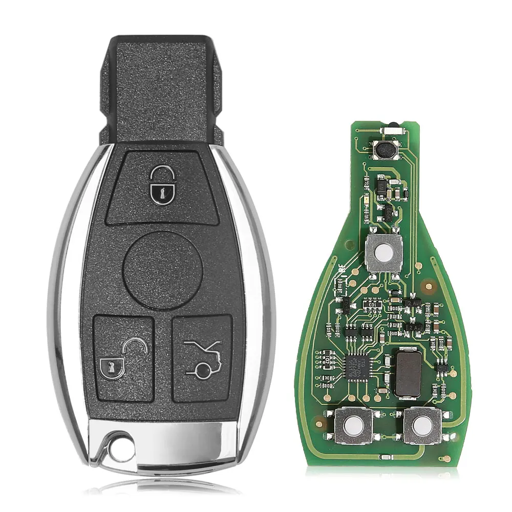 5PCS CGDI CG MB BE KEY Pro 315MHZ/433MHZ Get 1 Free Token for CGDI MB Work with Smart Key Shell 3 Button for Benz