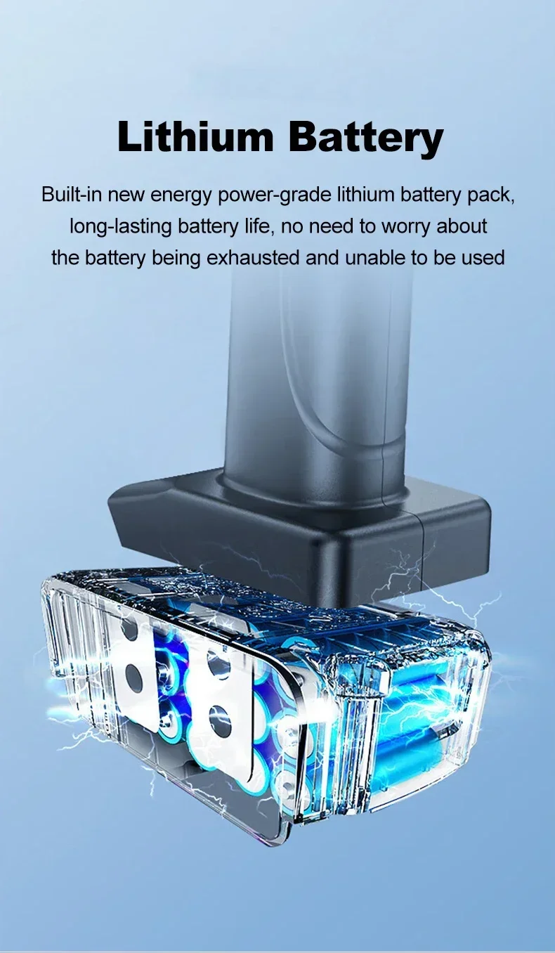 60Bar Cordless High Pressure Wash Washer 20000mAh Gun Auto Clean Foam Generator Water Gun Spray Cleaner Car Washing Machine